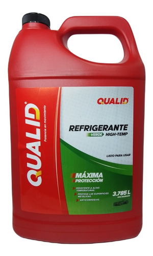 Refrigerante Verde Qualid Antifreeze Coolant 15% Galón 