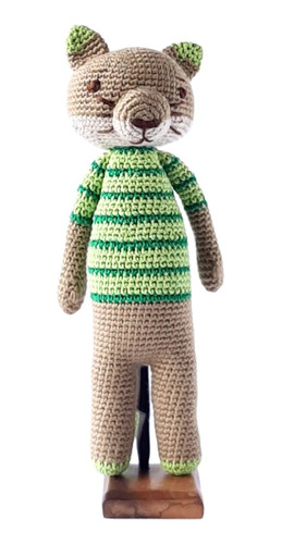 Peluche  Gato Amigurumi Tejido Crochet 