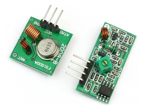 Kit De Radiofrecuencia 433mhz 5v (transmisor Y Receptor)