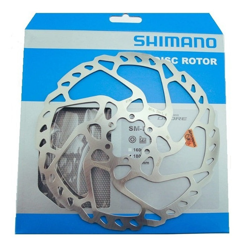 Rotor Disco Shimano Rt66 Slx 180mm Original/codigo/caja Color Plata