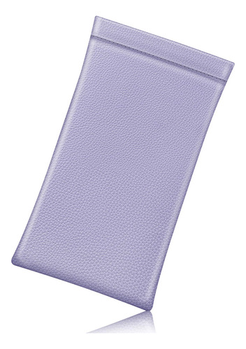 Funda Para Gafas Fintie Lilac Púrpura, Piel Vegana Con Tela