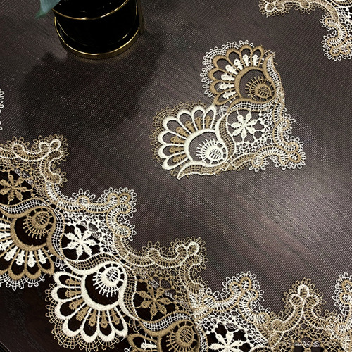 Mantel De Encaje Ovalado Table Runner Para Mesa De Comedor H