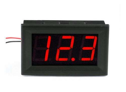 Instrumento Reloj. Voltimetro  Digital 5 A 28v.