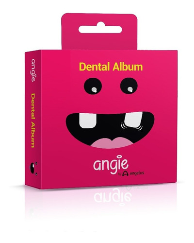 Album Dental Premium Porta Dente De Leite Angie Angelus Rosa