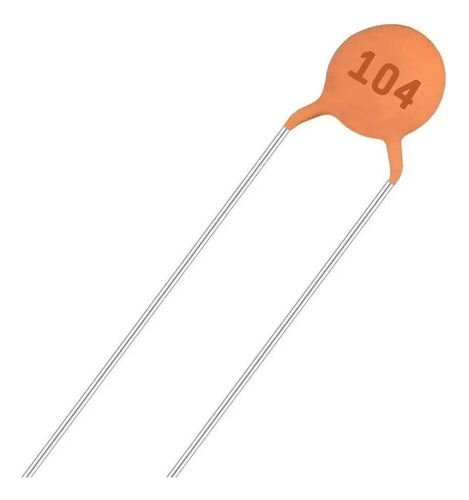 Capacitor Disco Ceramico 100nf X 50v (104) - 1000 Peças