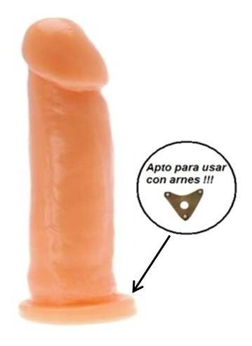 Imagen 1 de 3 de Consolador Realistico Jelly 14 X 4cm Dildo Pene