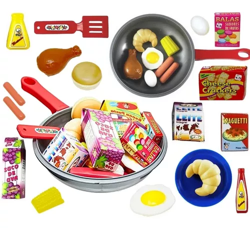 Comidinha de Brinquedo Kit Ovo de Brinquedo Comida Que Corta - Bambinno -  Brinquedos Educativos e Materiais Pedagógicos