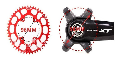 Coronas 96 Bcd Asimétrica Redondas X-sync 2 96mm Eagle Stone