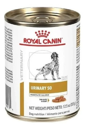 Lata De Royal Canin Urinary So Moderate Calorie De 355g