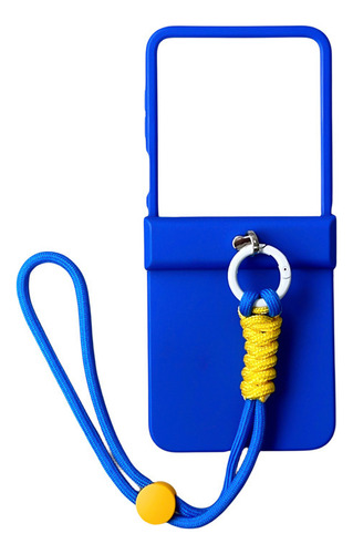Para Samsung Zflip6/5/4/3 Funda De Teléfono Colgante +cuerda