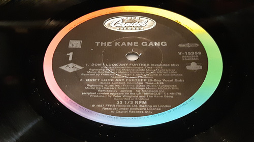 Kane Gang Don't Look Any Further Vinilo Maxi Usa 1987 Temazo