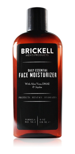 Crema Humectante De Cara 4 Onzas Brickell Para Hombre