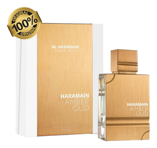 Al Haramain Amber Oud White 60ml - Original/ Multiofertas 