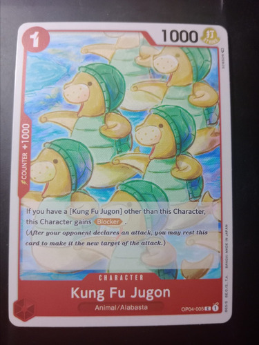 Kung Fu Jugon Op04 Carta One Piece Bandai