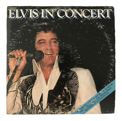 Elvis Presley In Concert (puro Disco Y Casset Vhs) Original (Usado)