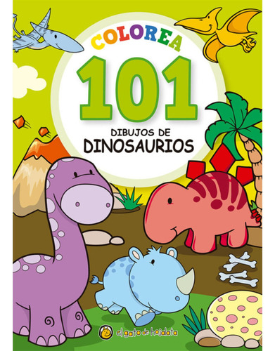  Colorea 101 Dibujos De Dinosaurios Libro Para Niños 2628