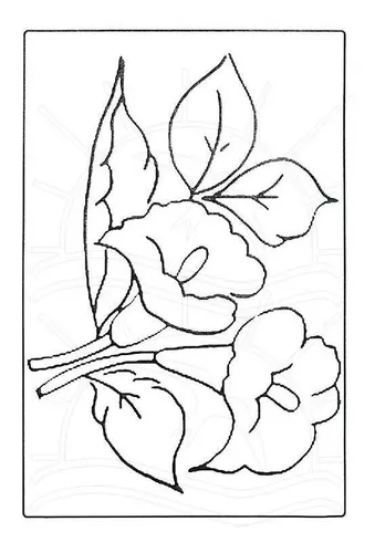 Apostila de Riscos e Desenhos Para Pintura em Tecido por Márcia Caires Vol  2 - Bazar Horizonte