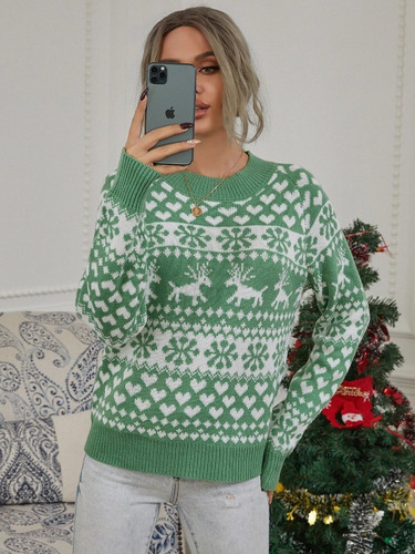Suéter Navideño De Navidad Ugly Sweater Christmas Tejido 2