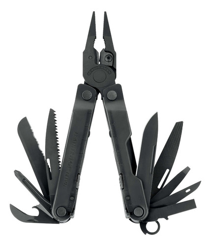 Cortapluma Leatherman Rebar Black Color Negro Con 17 Herramientas