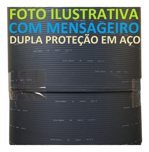 Cabo Fibra Óptica Drop 2fo 200m Mensageiro Monomodo Sm 2flex