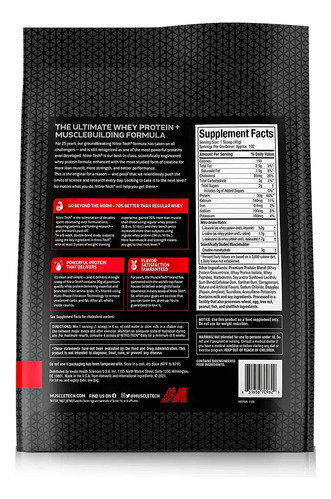 Proteína Nitrotech Performance Vanilla 10lb