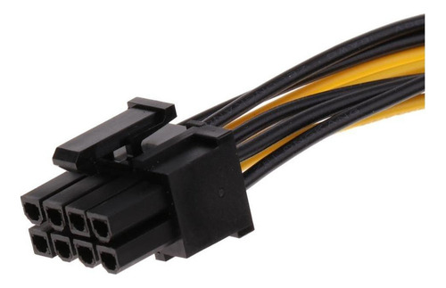 Pci-e Dual 4 Pines A 8 Pines (6 + 2pin) Adaptador De