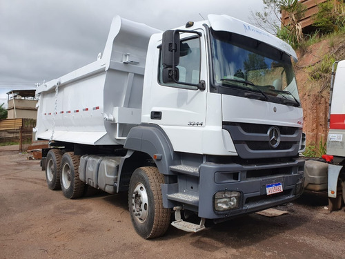 Mercedes-benz Axor 3344 6x4 Ano 2013 Basculante Traçado