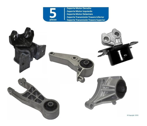 Kit Soportes Motor Corsa Sedan 2004 (5 Pzs) Gm Parts