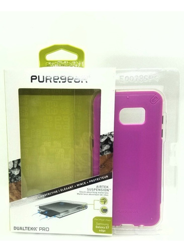 Case Funda Puregear Dualtek Pro Para Galaxy S7 Edge Pink
