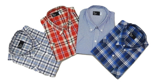 Camisa Hombre Talle Grande Manga Corta 48-50-52 Be Yourself