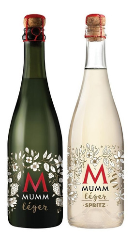 Combo 2 Vinos Espumante Mumm Leger + Mumm Spritz 2x 750 Ml