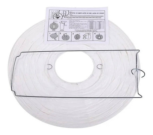 Imagen 5 de 8 de Lampara De Papel De Arroz China 25cm Varios Colores Colgante