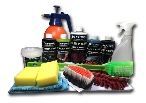 Kit De Produtos Para Lavagem A Seco Da Pintura Do Carro