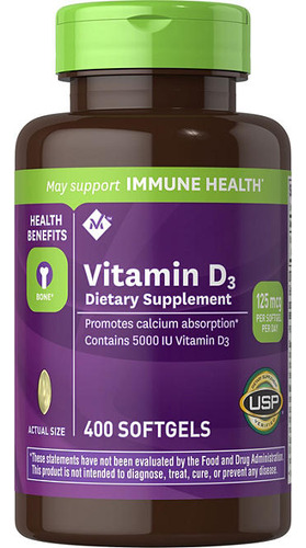 Vitamina D3 5000 Ui Members Mark - Unidad a $164684