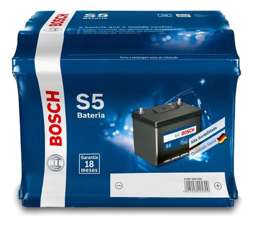 Bateria Automotiva 70ah 12v Original Bosch S5 (s5x70ea)