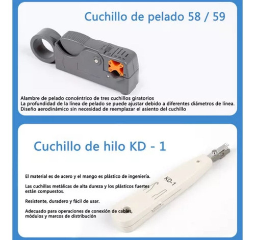 Imagen 5 de 6 de Tester Cable Red Utp Lan Telefono Rj45 Rj11 5e 6 Un Conjunto