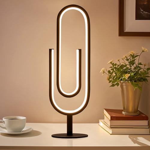 Lámpara De Mesa Led, Moderna Lámpara De Noche Regulable Cont