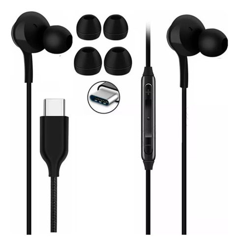 Auriculares Stereo Tipo C Para Xiaomi Poco F1 F3 F4