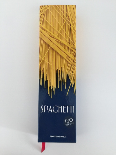 Livro Spaghetti 130 Recipes Mondadori Importado Inglês Novo!