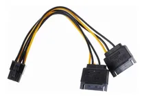 Comprar Cable Molex Dos Sata A Molex Seis Pin Para Tarjeta Vídeo
