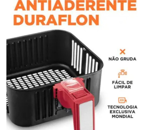 Kit Puxador + Cesta Antiaderente Airfryer Afn-40 4l Mondial
