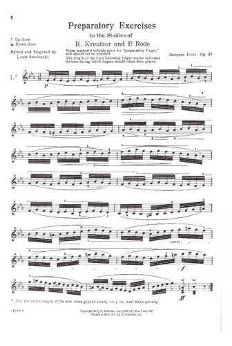 Dont: Twenty-four Exercises For The Violin Op.37