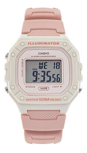 Reloj Casio Unisex W-218hc-4 Illuminator Alarma Calendario