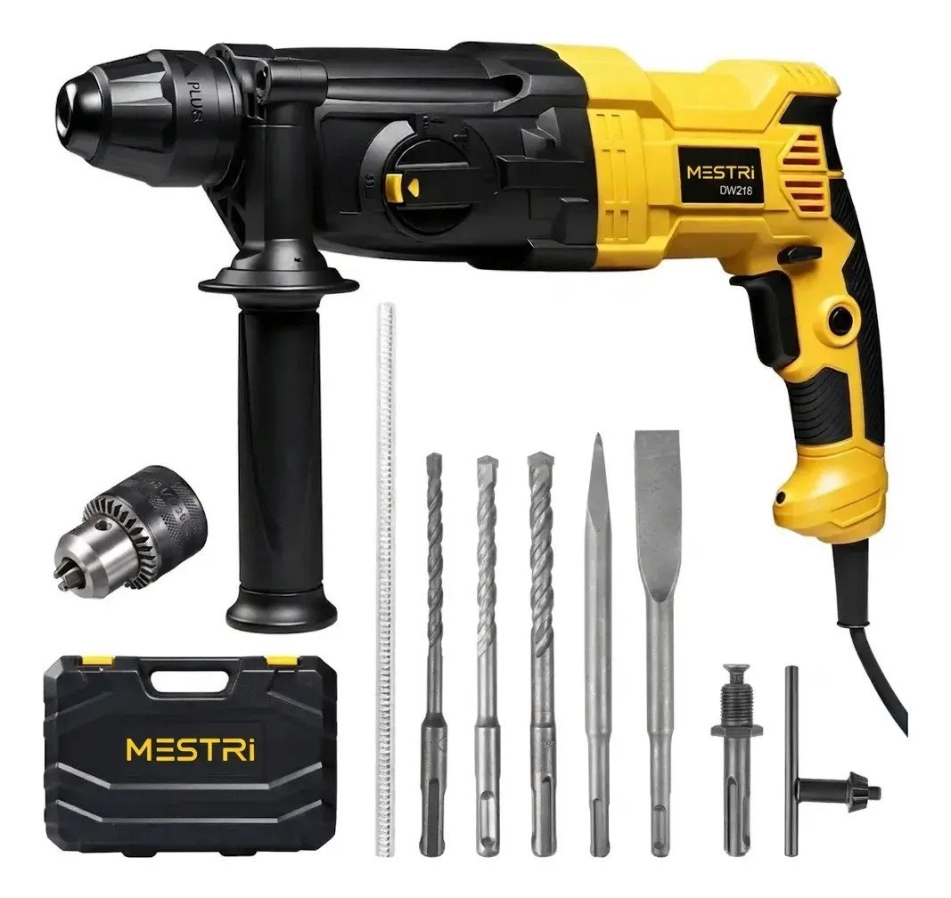 Martelete MESTRI Profissional SDS-Plus 980W para Concreto e Madeira
