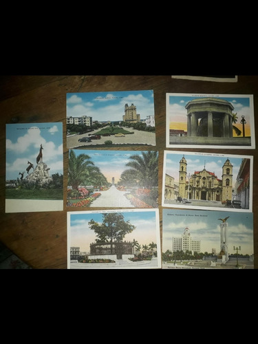 Antiguas Postales D Cuba,cairo Coloreadas. Consultar Precios