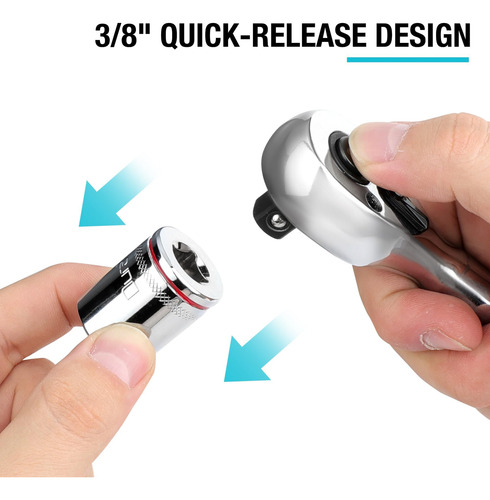 Trinquete Extensible Duratech Drive, Llave De Trinquete De L