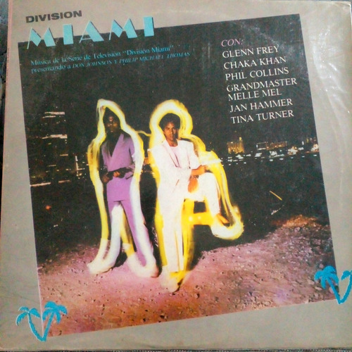 Lote Division Miami 4 Discos Vinilos Lp Don Johnson Estándar
