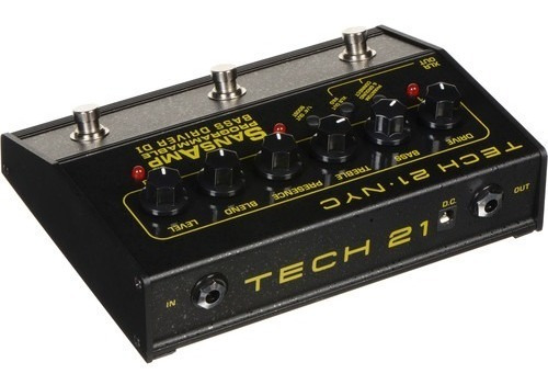 Imagem 3 de 5 de Pedal Tech 21 Sansamp Programmable Bass Driver Pbdr