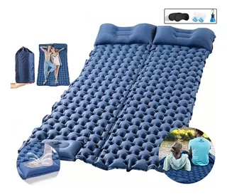 Inflable Colchón Portátil Ultraligera Acampar Dormir Doble