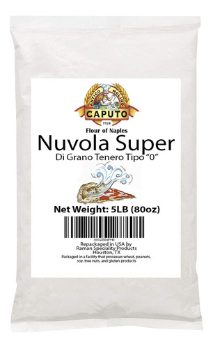 Antimo Caputo Nuvola Super 0 - Repack De Harina De Pizza De